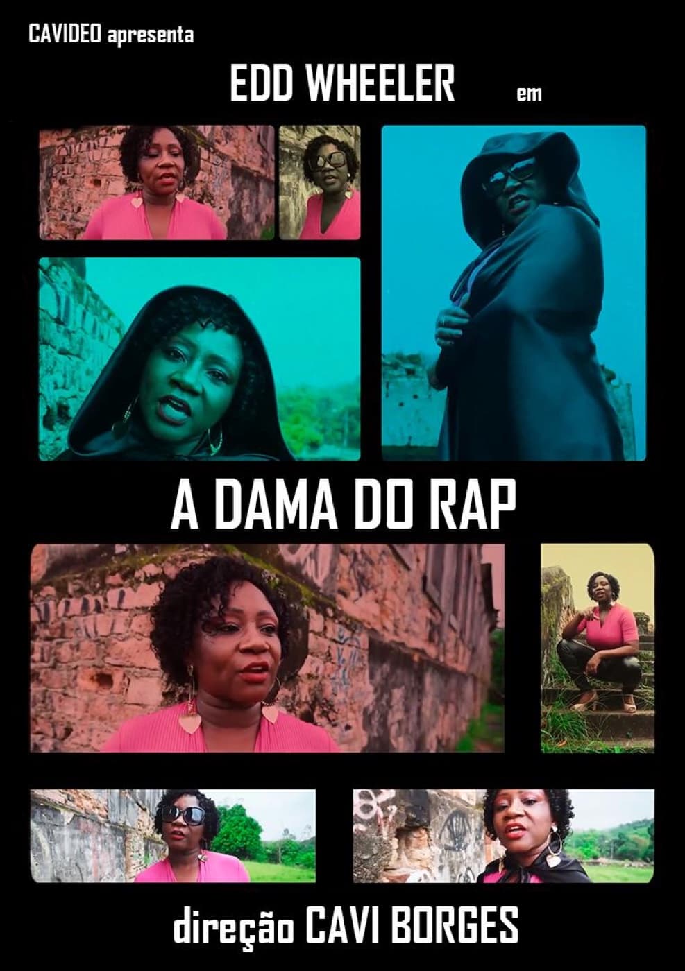 Cartaz — Mostra Cavideo — A Dama do Rap